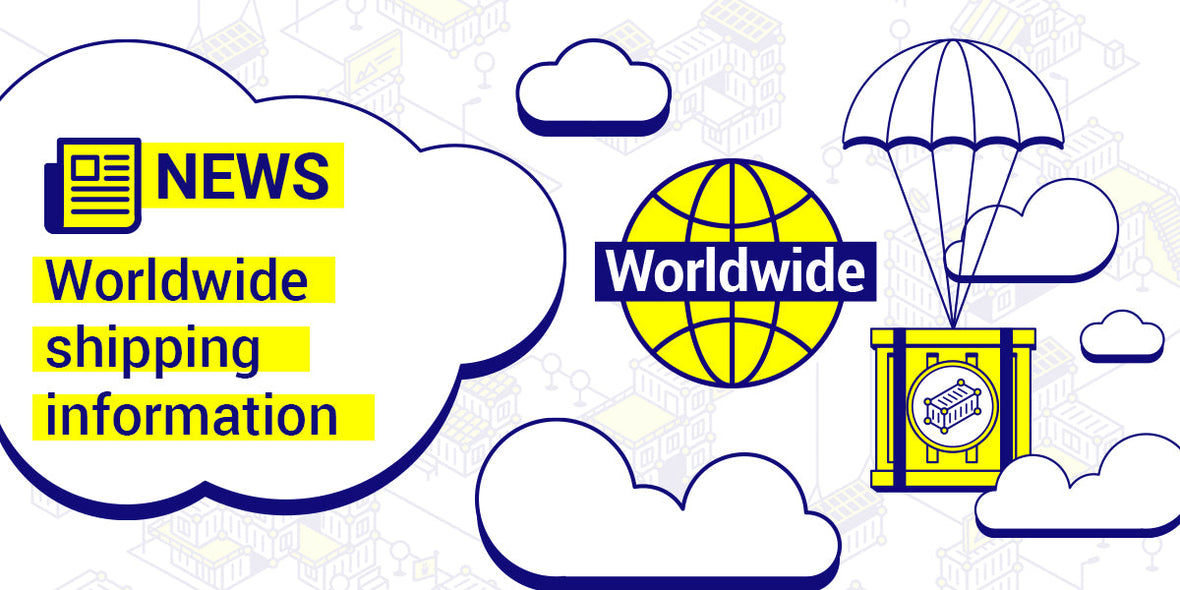 Worldwide shipping information