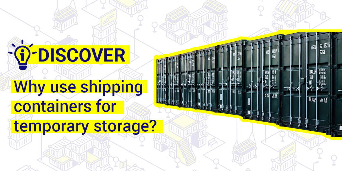 Shipping containers used as storage