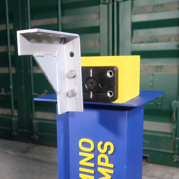 Shipping Container Gallows Bracket vertical orientation
