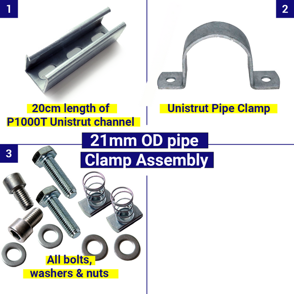 Pipe Clamp Assembly A 21mm