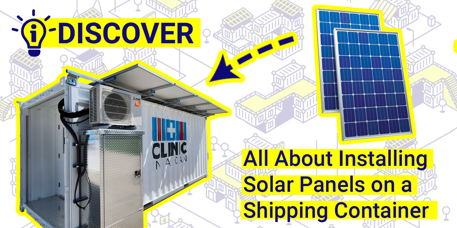 All about installing solar panels on a shipping container
