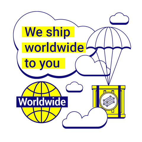We ship worldwide to you