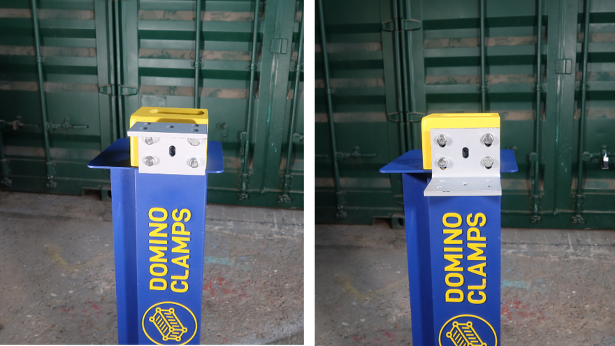 Shipping Container Angle Bracket | Domino Clamps