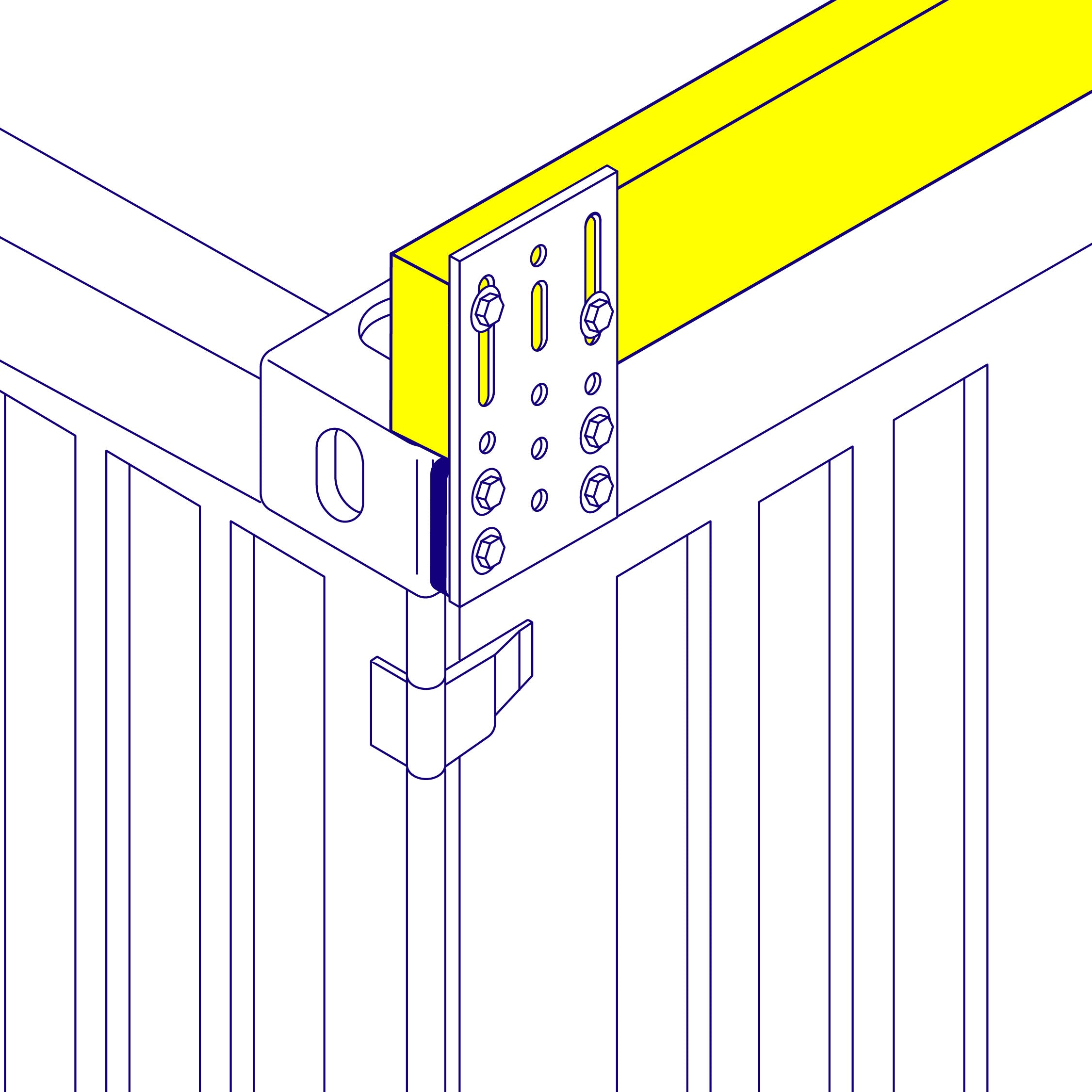 Buy Shipping Container Brackets – Versatile Use | Domino Clamps