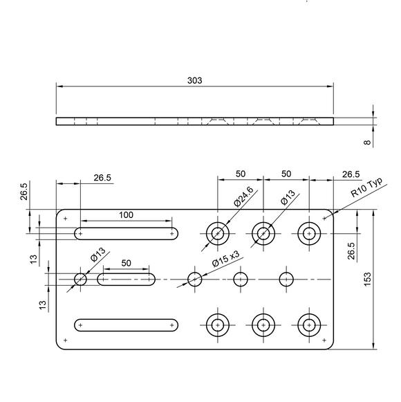 Vertical Bolt Plate