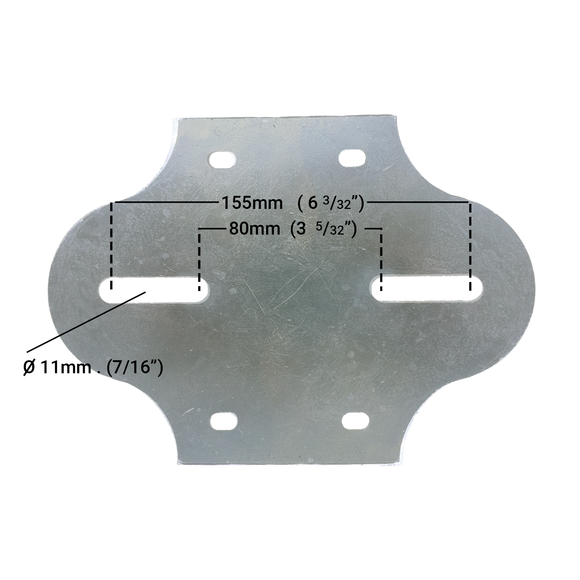 Floodlight Bracket Dimensions