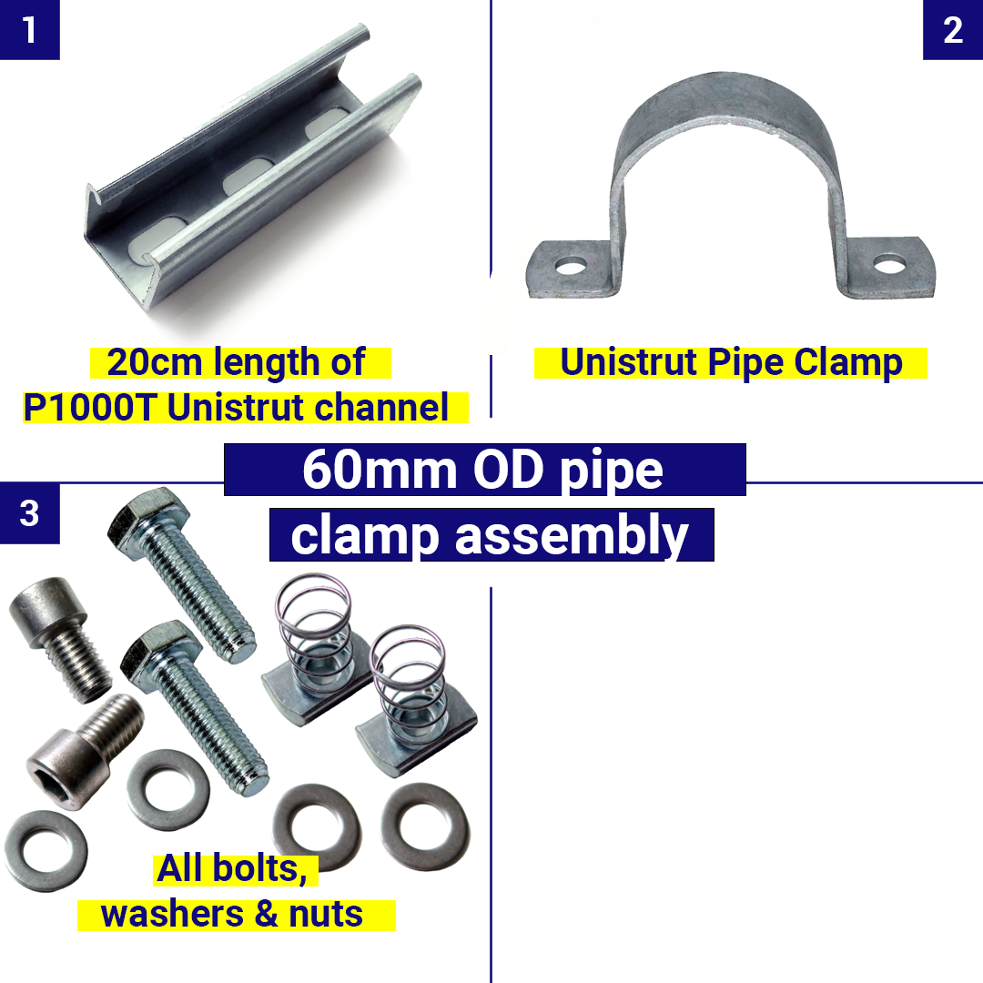 Pipe Clamp Assembly F 60mm