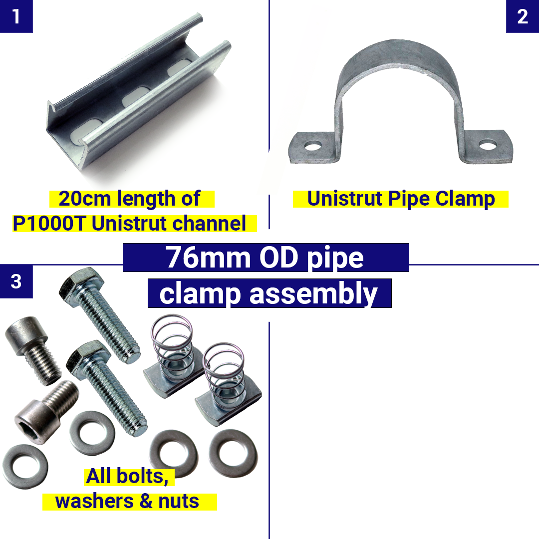 Pipe Clamp Assembly G 76mm