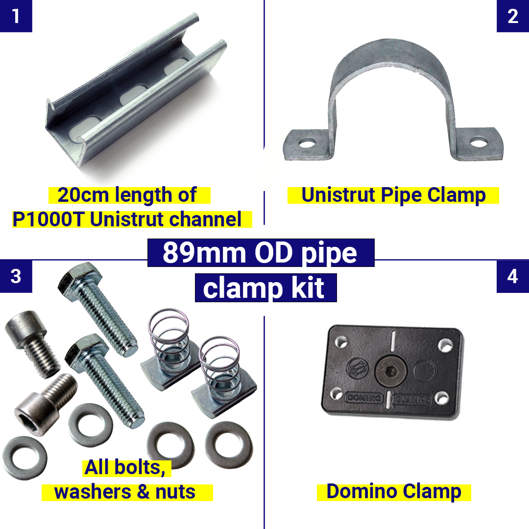 Pipe Clamp Kit H 89mm