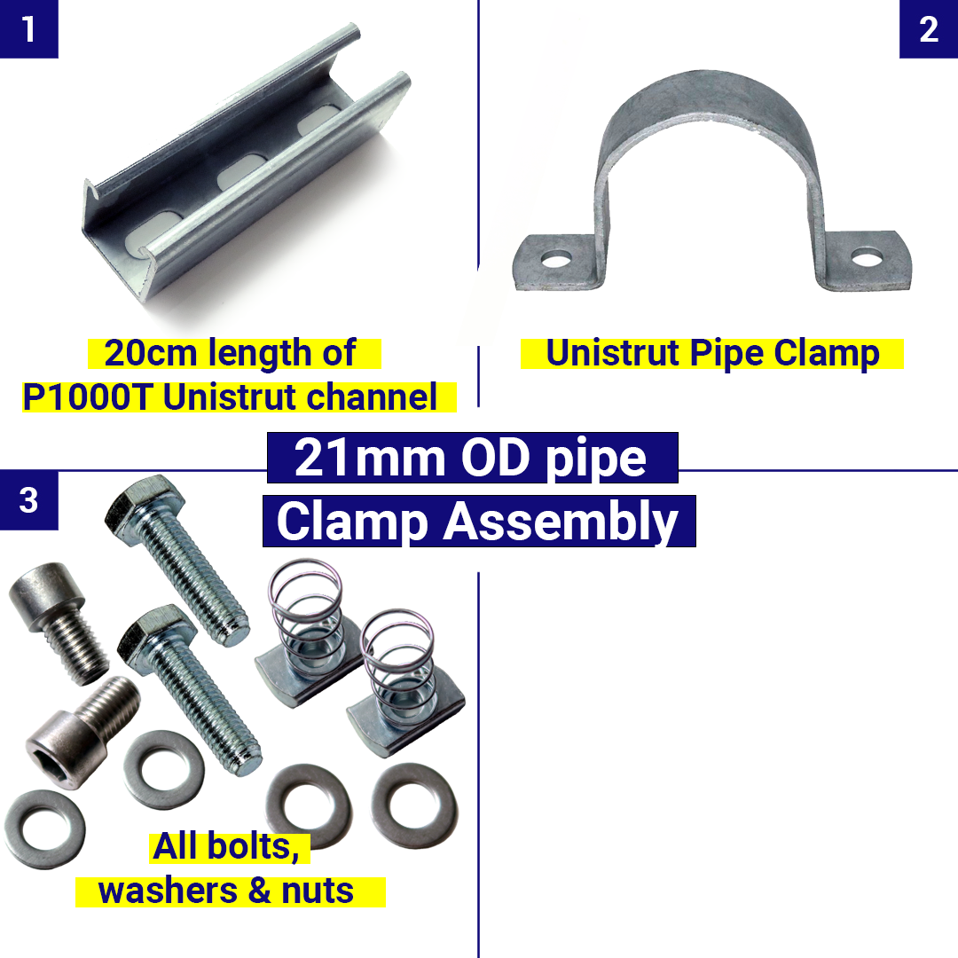 Pipe Clamp Assembly A 21mm