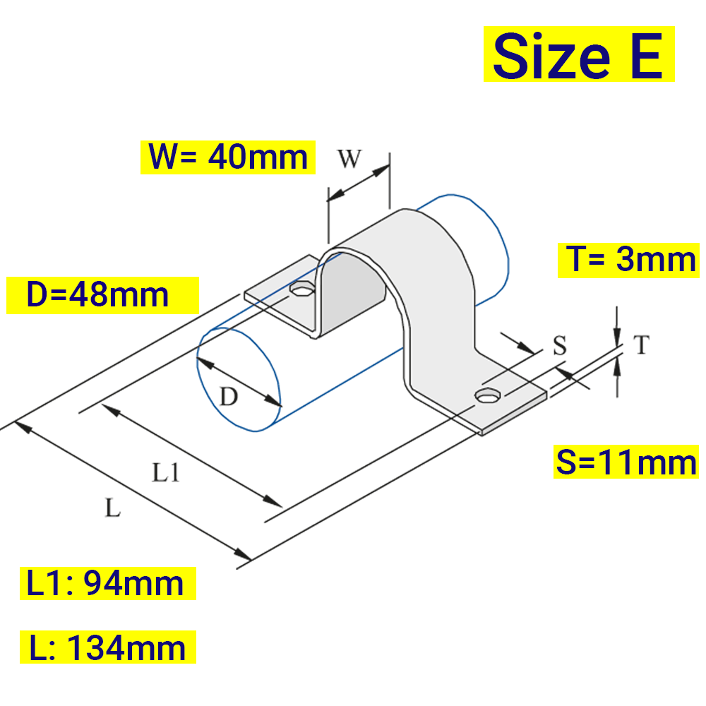 Pipe Clamp Assembly E