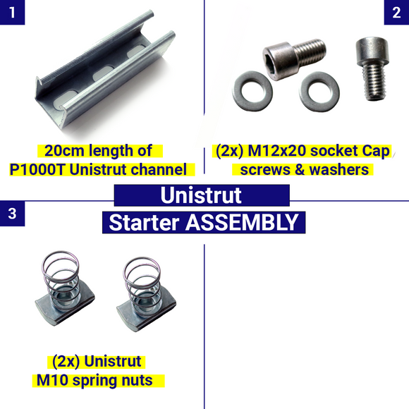 Unistrut Starter Assembly