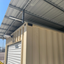 A roof attached using Unistrut