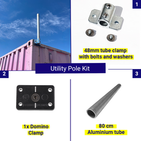 Shipping Container Utility Pole Kit