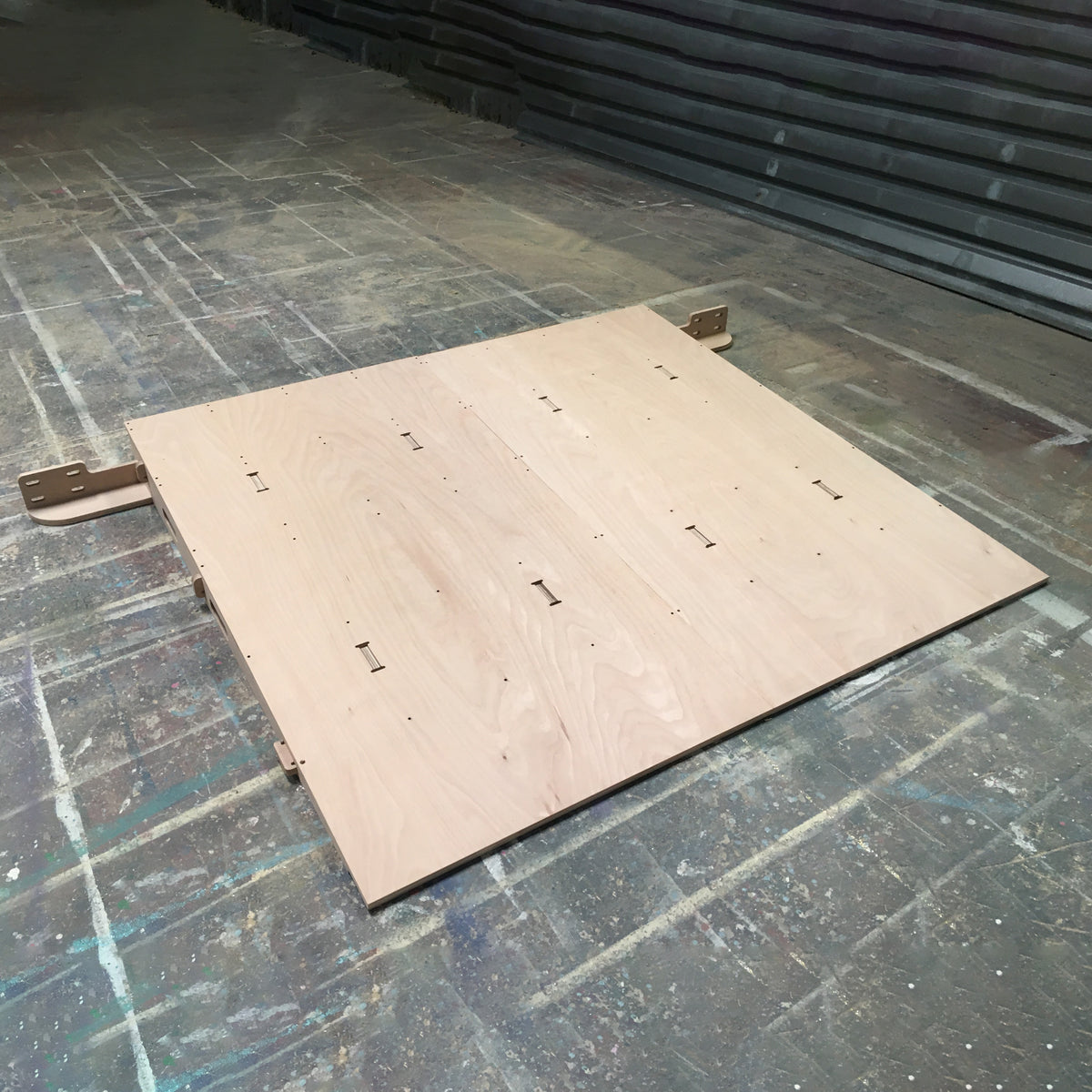 Double Width Shipping Container Ramp | Domino Clamps