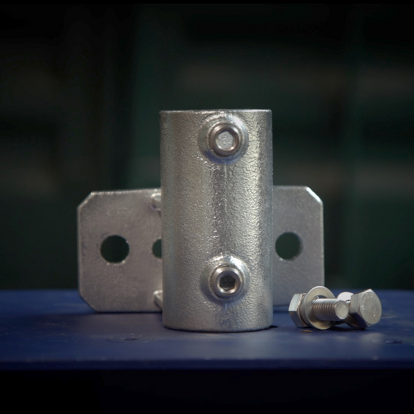 Bride de serrage horizontal (parallèle) pour tube de 48 mm