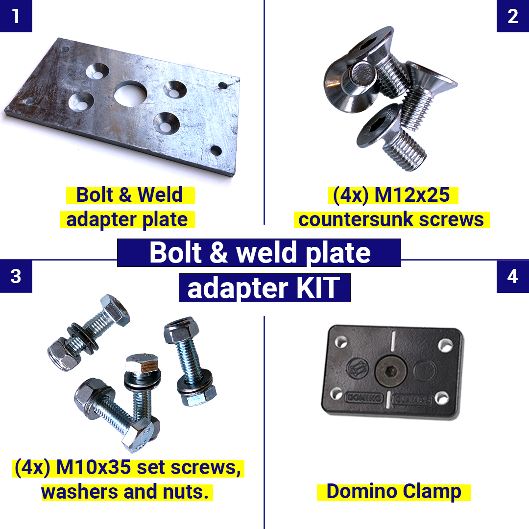 Bolt and Weld plate adapter kit