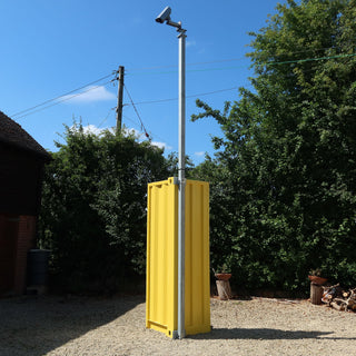 CCTV Pole for a shipping container