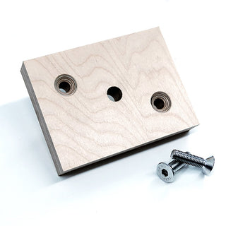 Plywood bolt on adaptor for timber